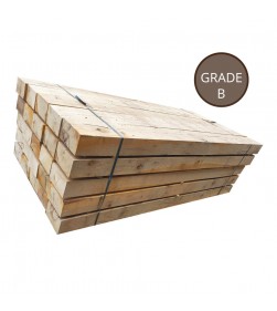 1.2M B GRADE OAK SLEEPERS 100 x 200