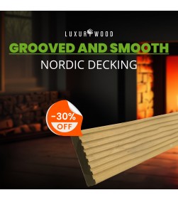 GROOVED AND SMOOTH NORDIC DECKING