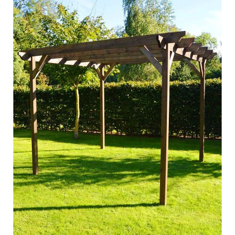 Buy Wooden Garden Pergola 3 m x 3 m Kit - Luxury Wood Company