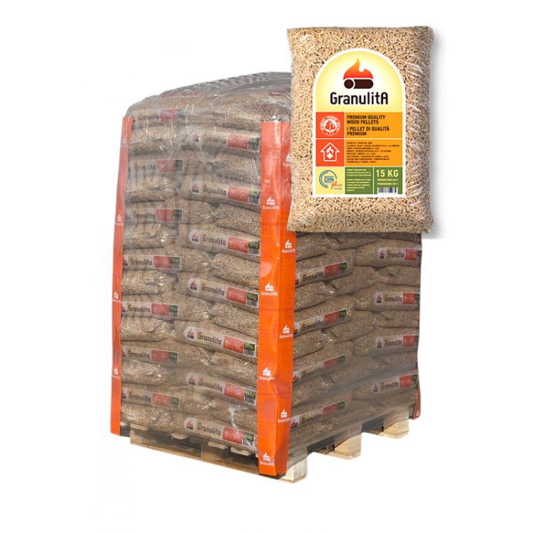 975kg Granulita EN+ A1 BSL wood pellets