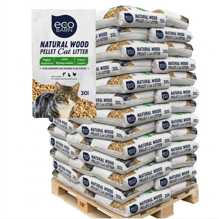 Eco Barn Natural Wood Pellet Cat Litter