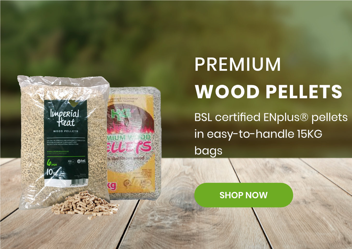 Buy premium wood pellets from Luxury Wood Company